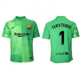Fußballtrikots FC Barcelona Torwart Ter Stegen 1 2021-2022 Kurzarm Ausweichtrikot kaufen